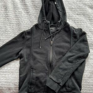 Figs black zip up hoodie